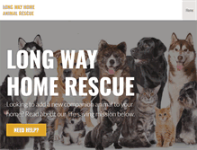 Tablet Screenshot of mylongwayhome.org